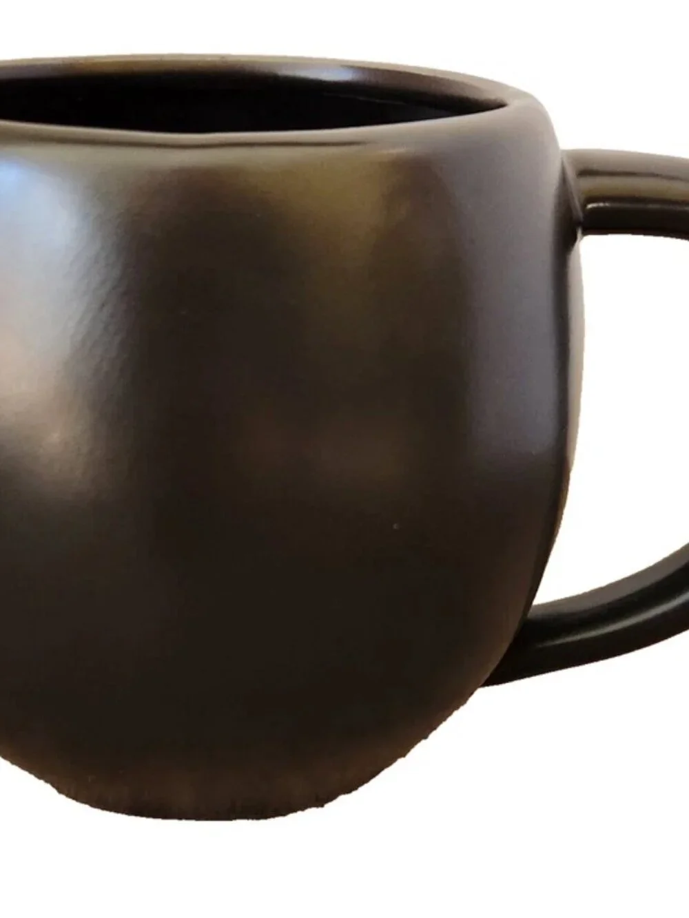Black Skull Coffee Tea Mug Cup Matte Finish * Spooky Halloween * Gothic Skeleton - Picture 7 of 9